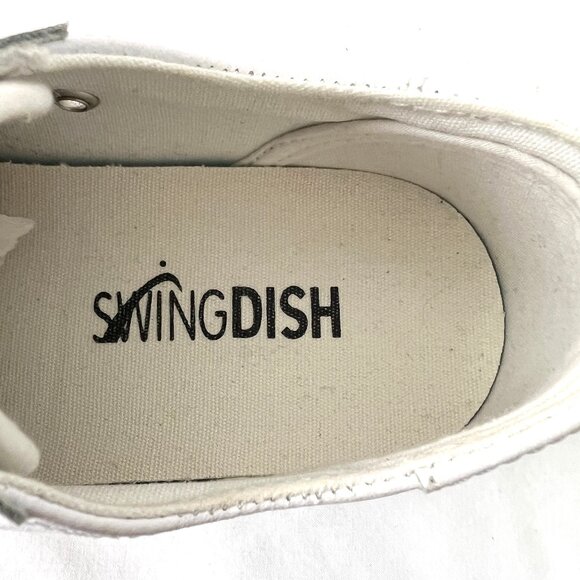 NEW Golf Sneakers Swing Dish Spike-less Traveler, White Coated Leather, Sz 9 - Picture 7 of 14